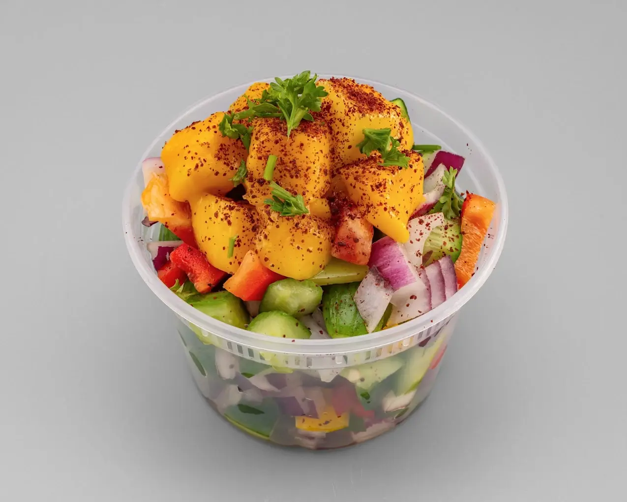 Beef Donair Platter at Spiced Route Shawarma Calgary