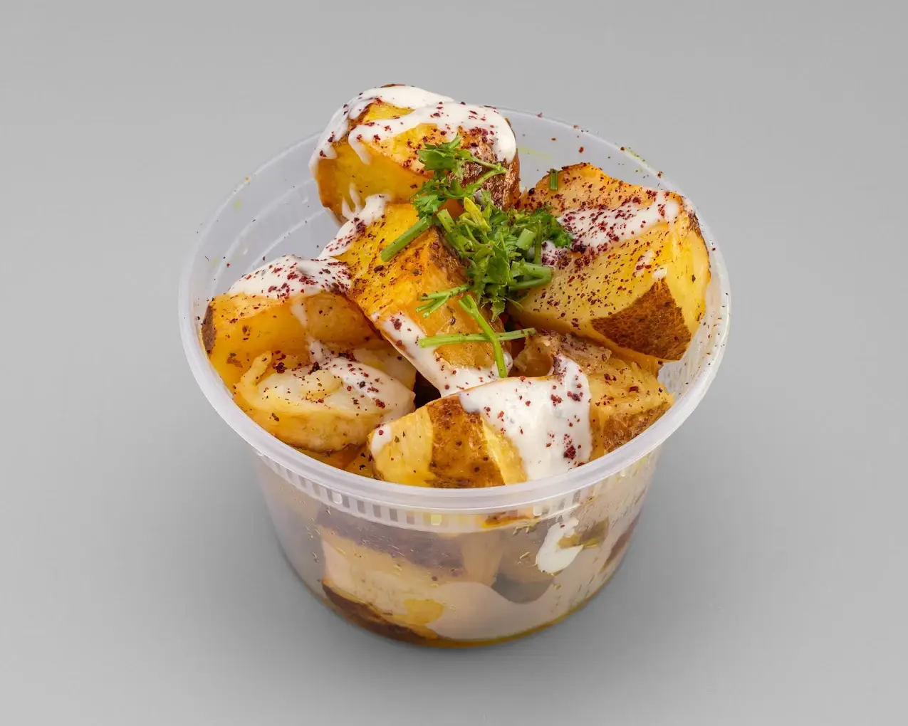 Garlic Parmesan Fries at Spiced Route Shawarma Calgary